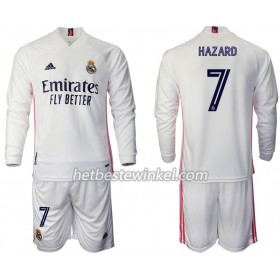 Real Madrid Eden Hazard 7 Voetbaltenues Kind Thuis 2020/21 - LS (+ Korte broeken)